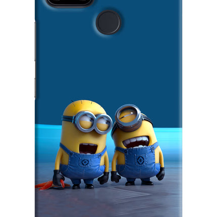 Minion Laughing Realme Narzo 30A Hard Case Back Cover by Casekaro