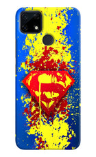 Superman logo Realme Narzo 30A Hard Case Back Cover by Casekaro