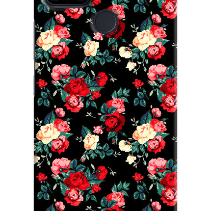 Rose Pattern Realme Narzo 30A Hard Case Back Cover by Casekaro