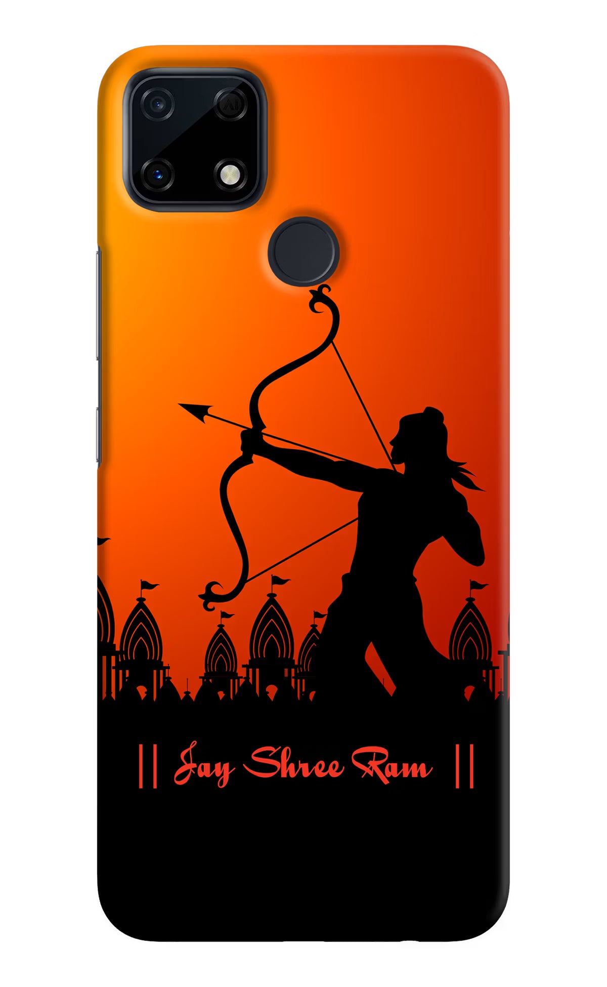 Lord Ram - 4 Realme Narzo 30A Hard Case Back Cover by Casekaro