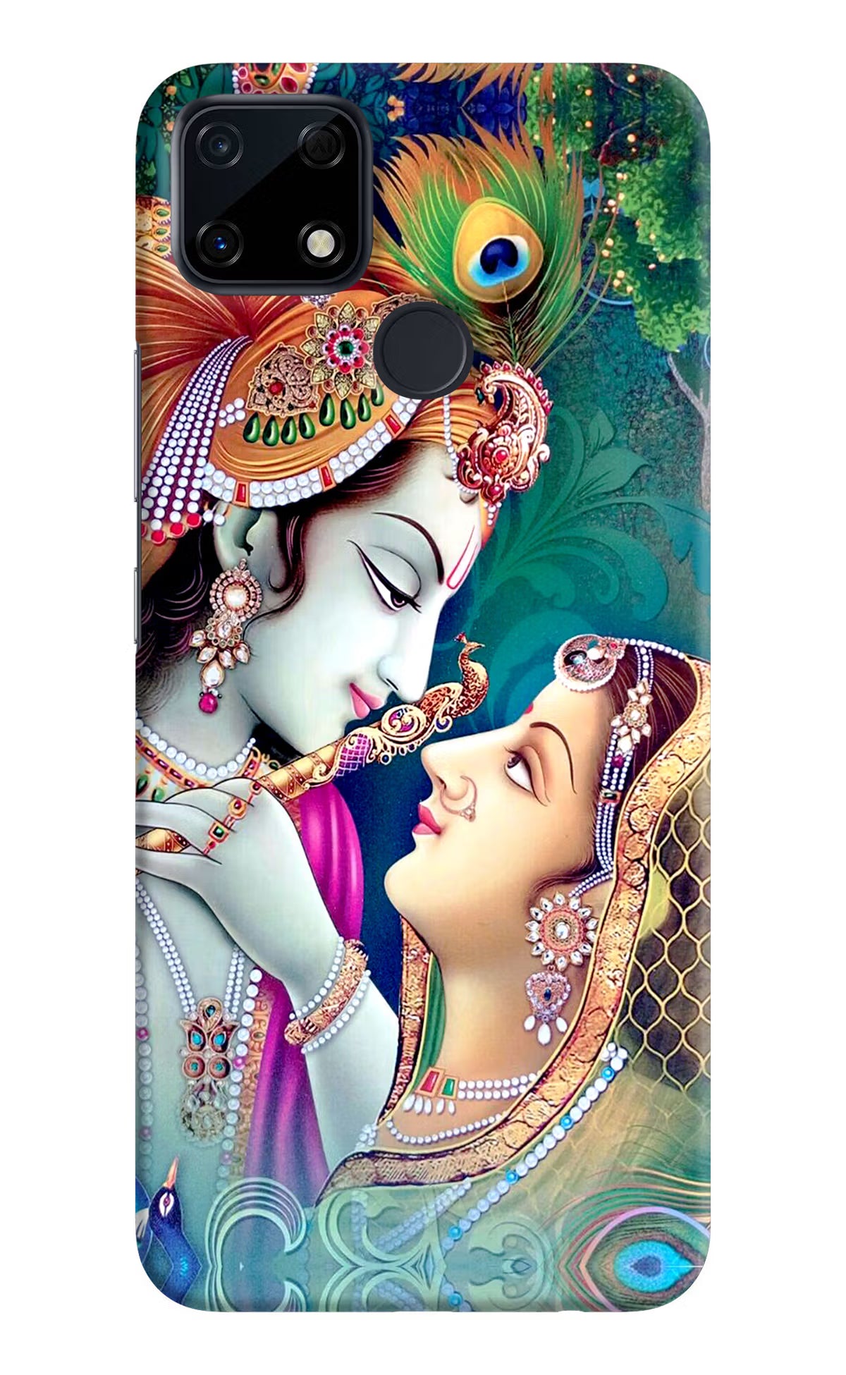 Lord Radha Krishna Realme Narzo 30A Hard Case Back Cover by Casekaro