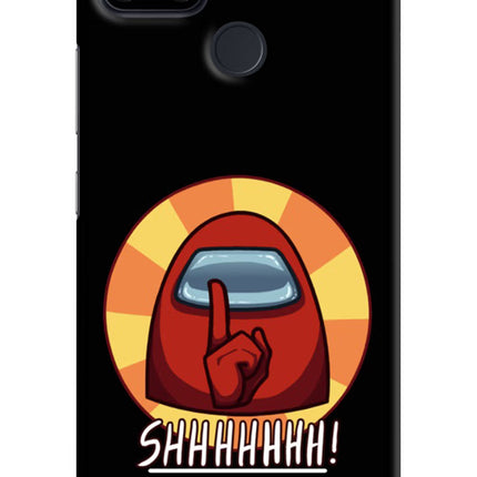 Among Us Shhh! Realme Narzo 30A Hard Case Back Cover by Casekaro