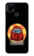 Among Us Shhh! Realme Narzo 30A Hard Case Back Cover by Casekaro
