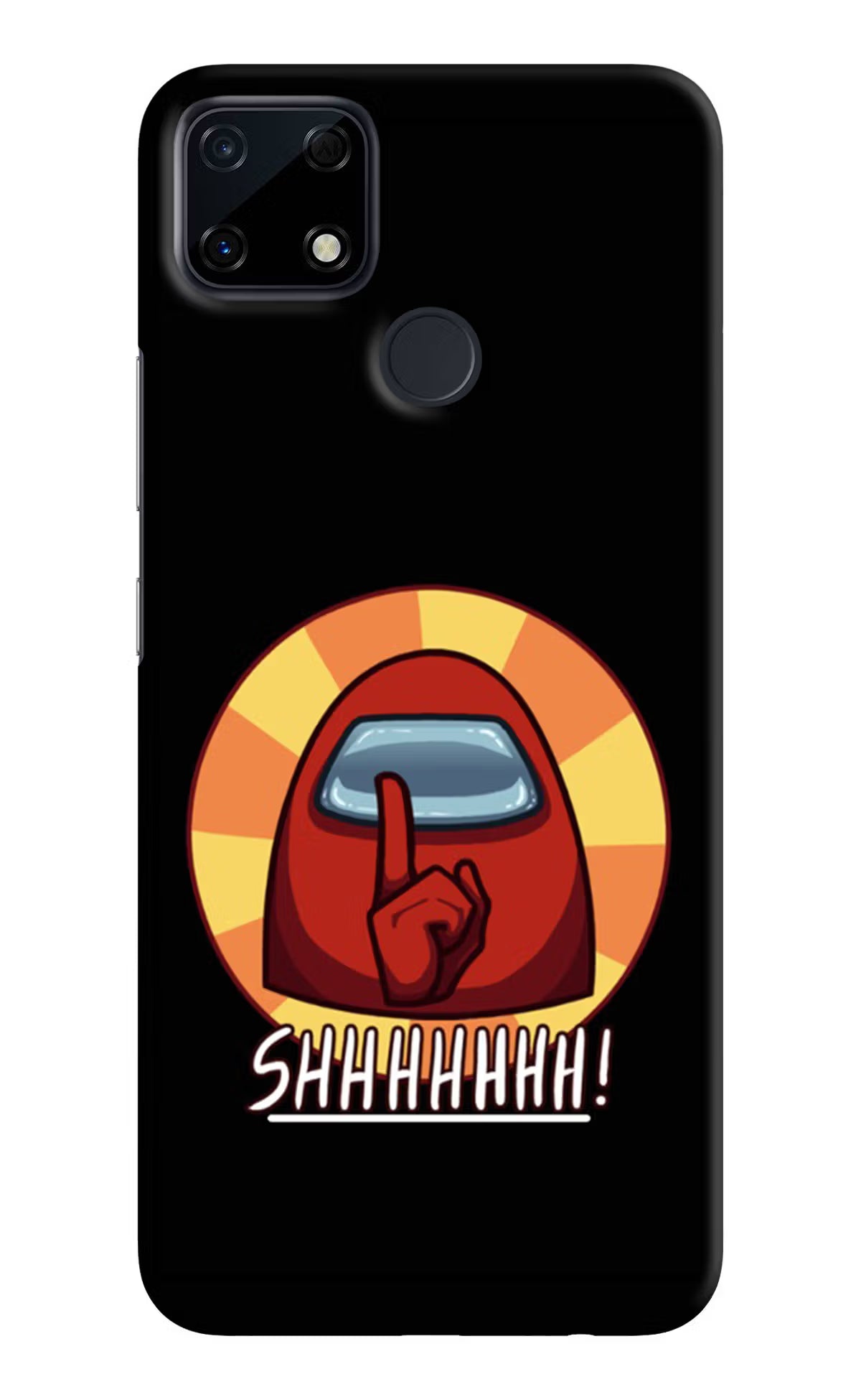 Among Us Shhh! Realme Narzo 30A Hard Case Back Cover by Casekaro