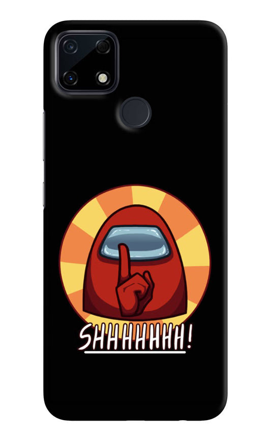 Among Us Shhh! Realme Narzo 30A Hard Case Back Cover by Casekaro