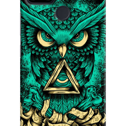 Green Owl Realme Narzo 30A Hard Case Back Cover by Casekaro