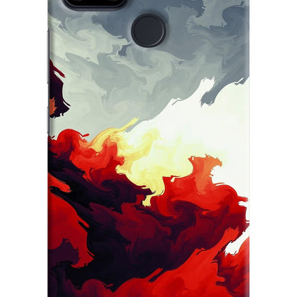 Fire Cloud Realme Narzo 30A Hard Case Back Cover by Casekaro