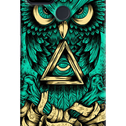 Green Owl Realme Narzo 30A Hard Case Back Cover by Casekaro