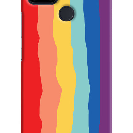 Rainbow Realme Narzo 30A Hard Case Back Cover by Casekaro