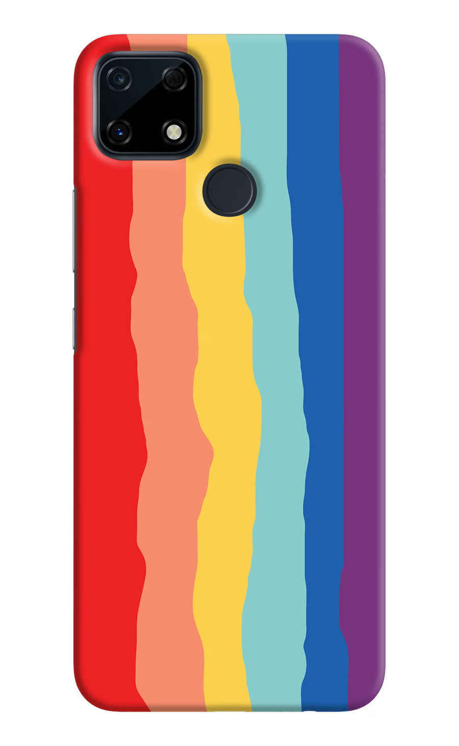 Rainbow Realme Narzo 30A Back Cover, Hard case