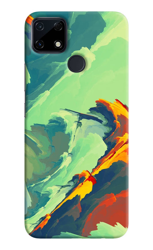 Paint Art Realme Narzo 30A Hard Case Back Cover by Casekaro