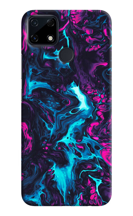 Abstract Realme Narzo 30A Hard Case Back Cover by Casekaro