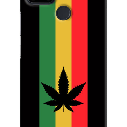 Weed Flag Realme Narzo 30A Hard Case Back Cover by Casekaro