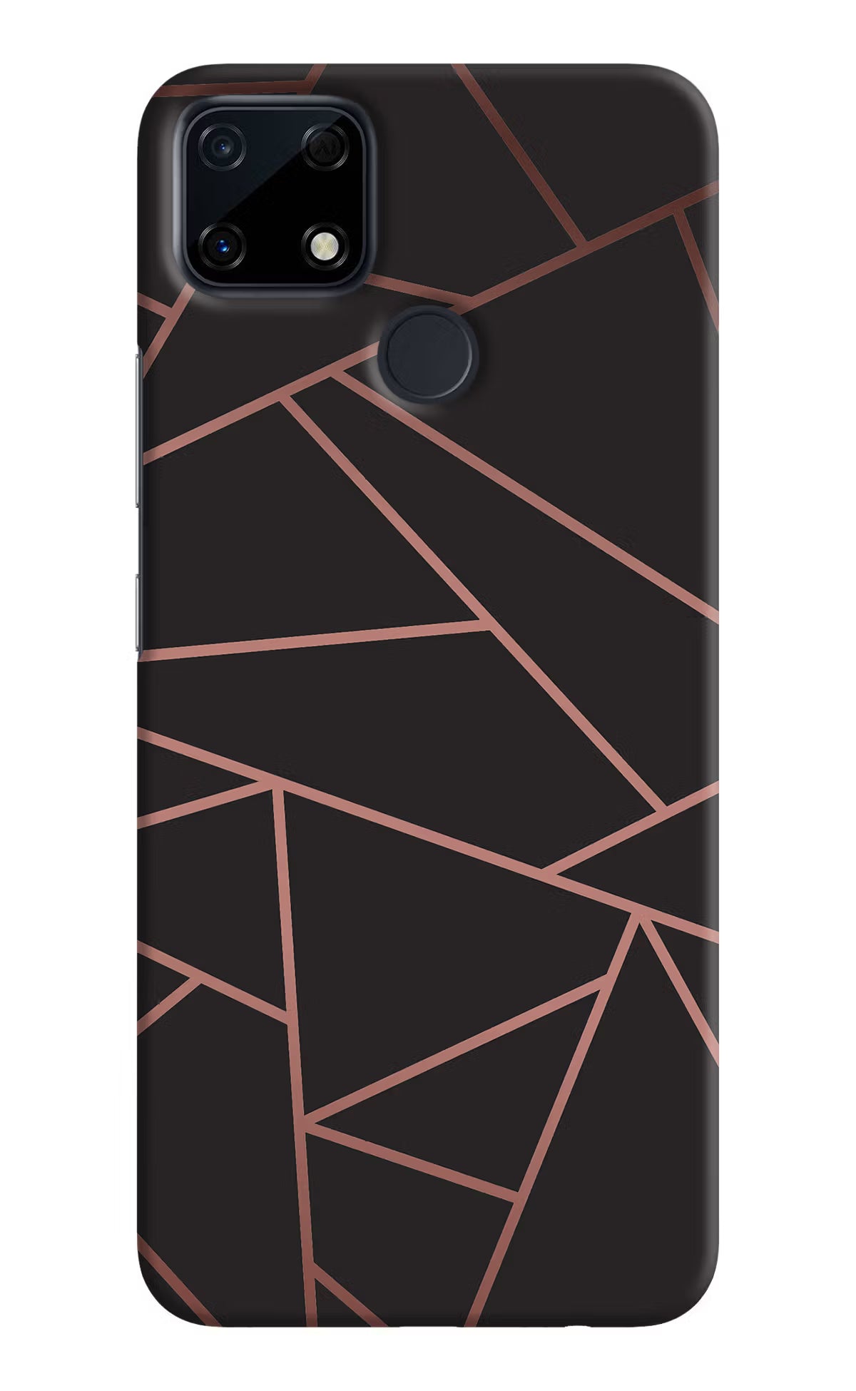 Geometric Pattern Realme Narzo 30A Hard Case Back Cover by Casekaro