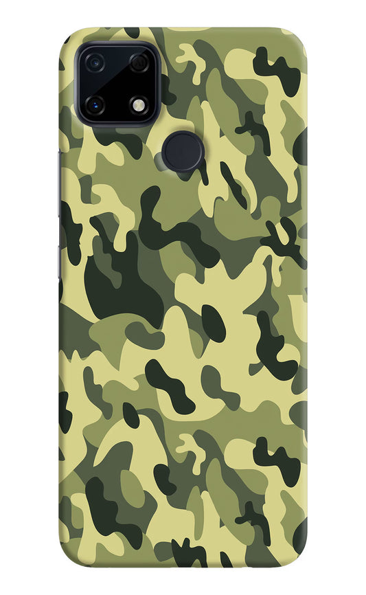 Camouflage Realme Narzo 30A Hard Case Back Cover by Casekaro