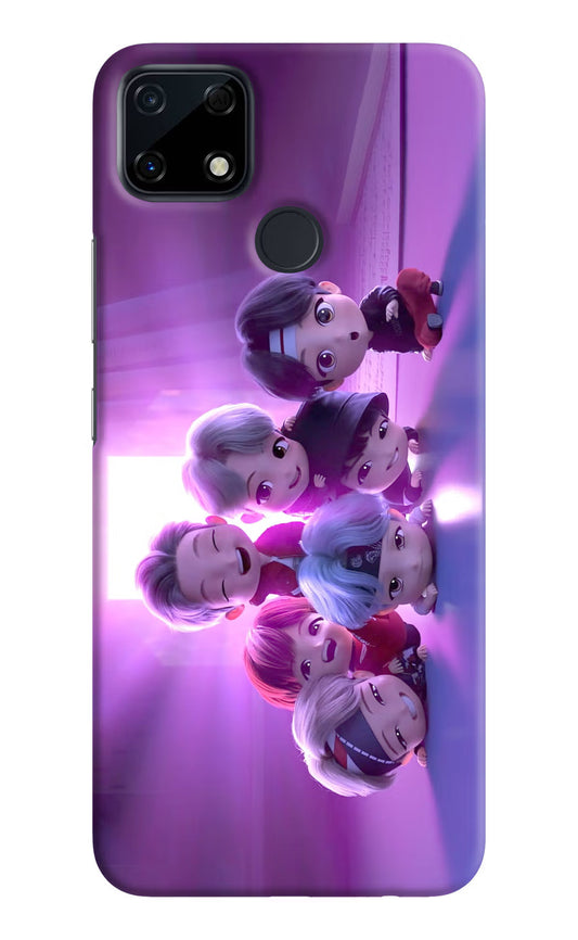 BTS Chibi Realme Narzo 30A Hard Case Back Cover by Casekaro