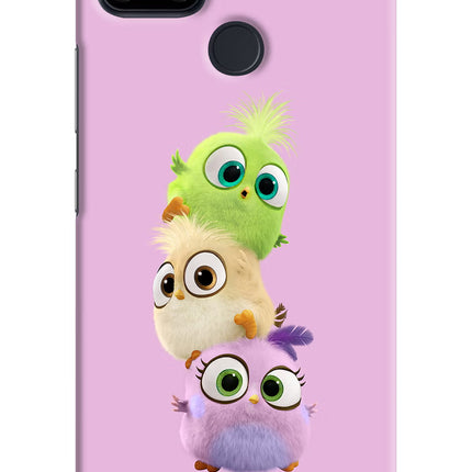 Cute Little Birds Realme Narzo 30A Hard Case Back Cover by Casekaro