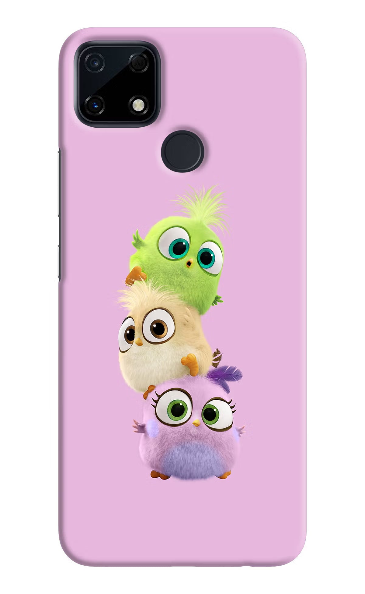 Cute Little Birds Realme Narzo 30A Hard Case Back Cover by Casekaro