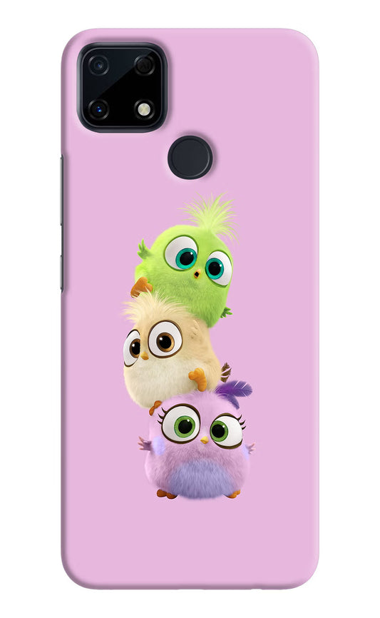 Cute Little Birds Realme Narzo 30A Hard Case Back Cover by Casekaro