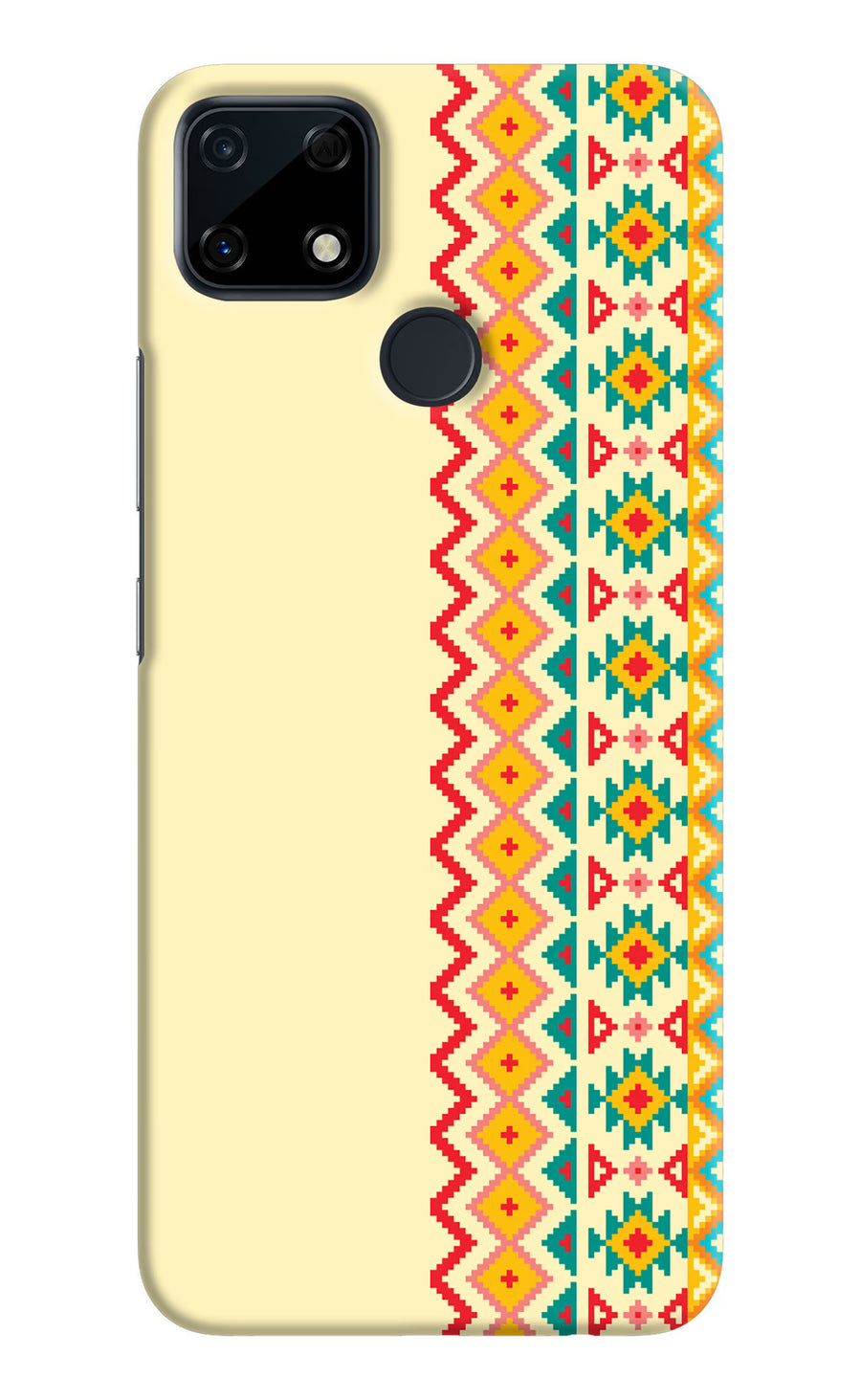 Ethnic Seamless Realme Narzo 30A Back Cover, Hard case