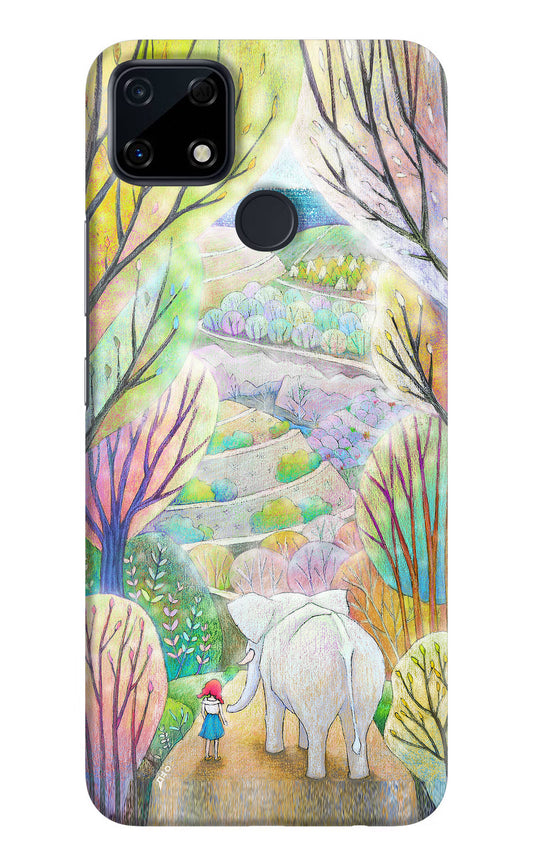 Nature Painting Realme Narzo 30A Hard Case Back Cover by Casekaro