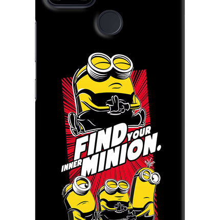 Find your inner Minion Realme Narzo 30A Hard Case Back Cover by Casekaro