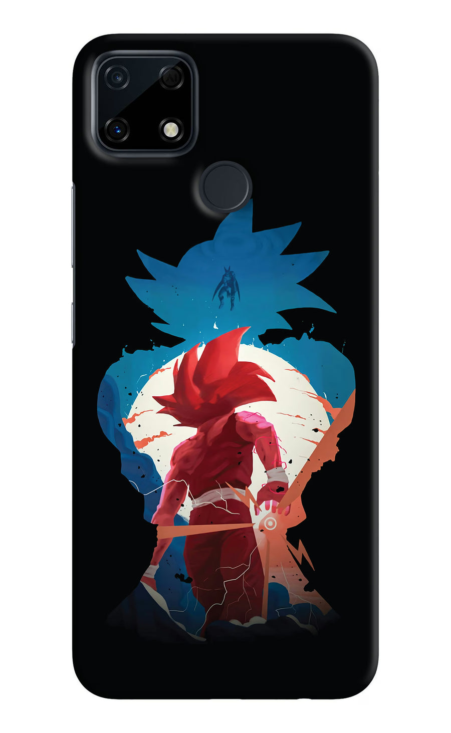 Goku Realme Narzo 30A Back Cover, Hard case
