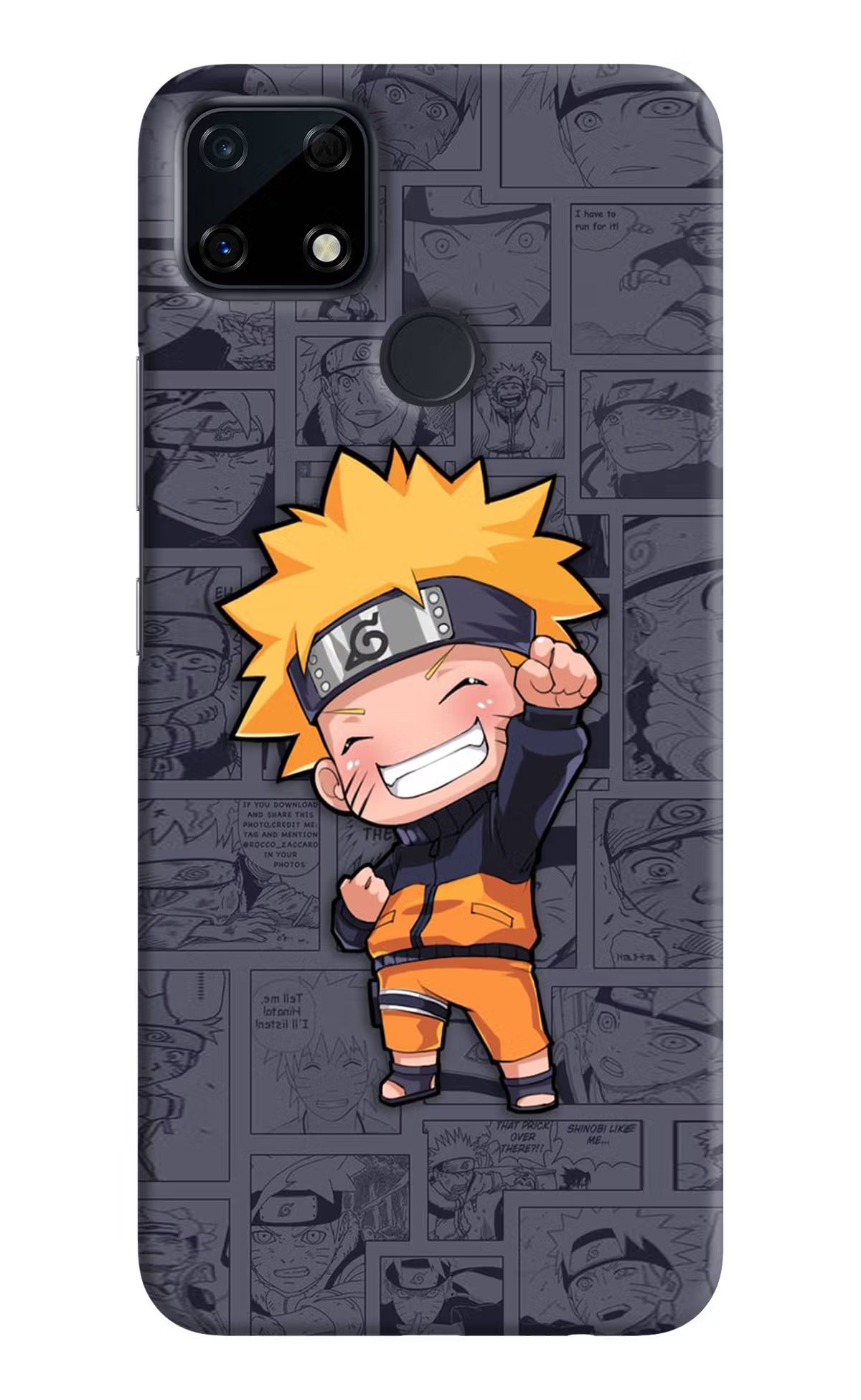 Chota Naruto Realme Narzo 30A Hard Case Back Cover by Casekaro