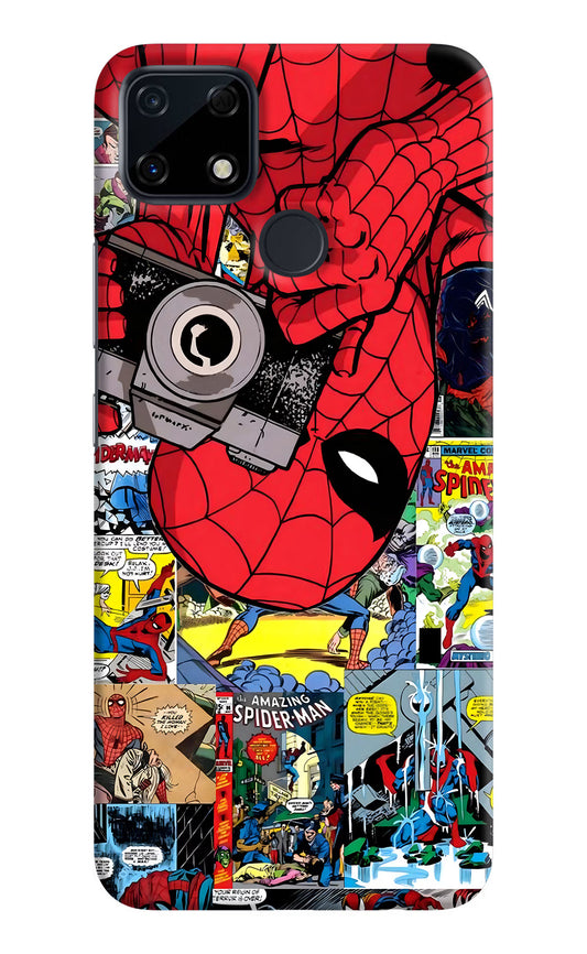 Spider Man Realme Narzo 30A Hard Case Back Cover by Casekaro