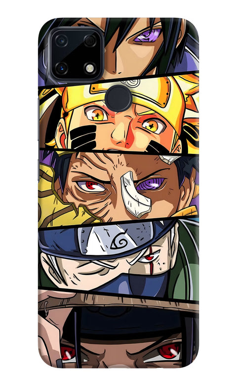 Naruto Character Realme Narzo 30A Back Cover