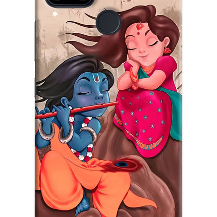 Radhe Krishna Realme Narzo 30A Hard Case Back Cover by Casekaro