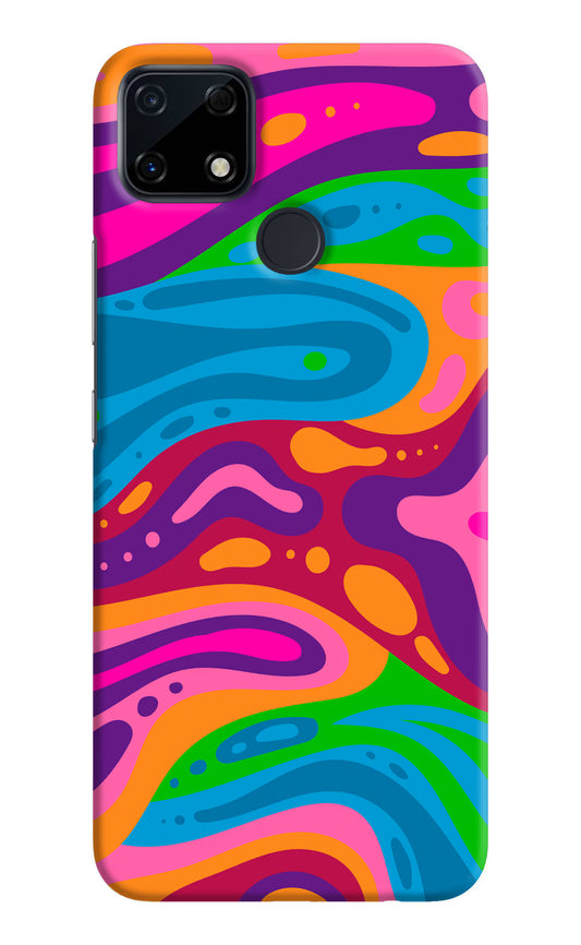 Trippy Pattern Realme Narzo 30A Hard Case Back Cover by Casekaro