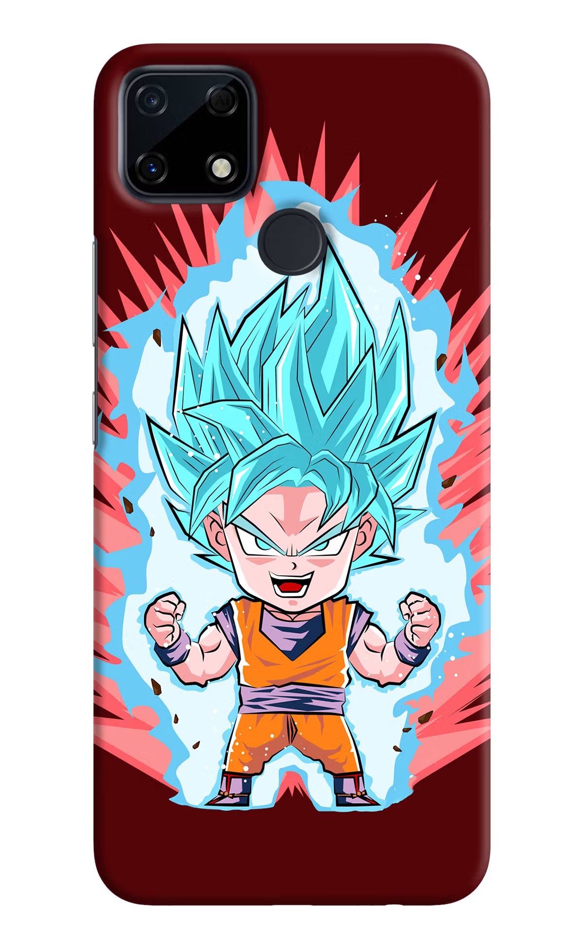 Goku Little Realme Narzo 30A Hard Case Back Cover by Casekaro