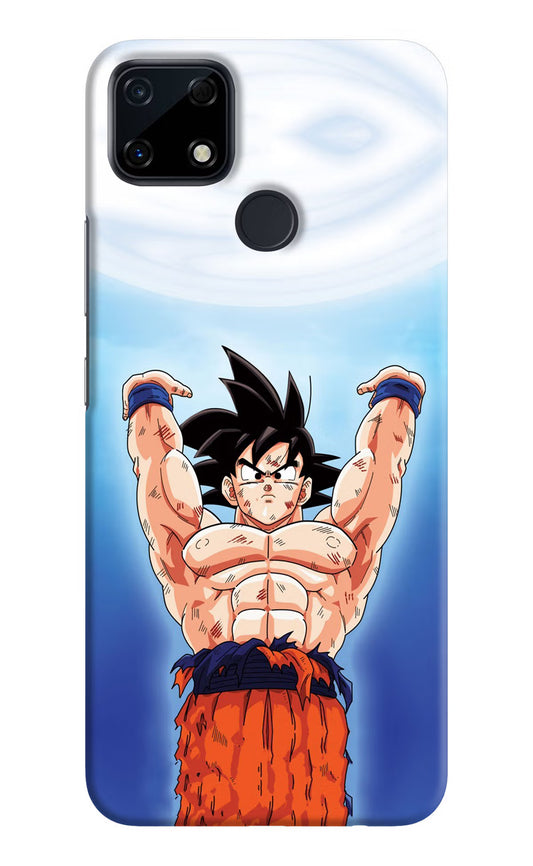 Goku Power Realme Narzo 30A Hard Case Back Cover by Casekaro