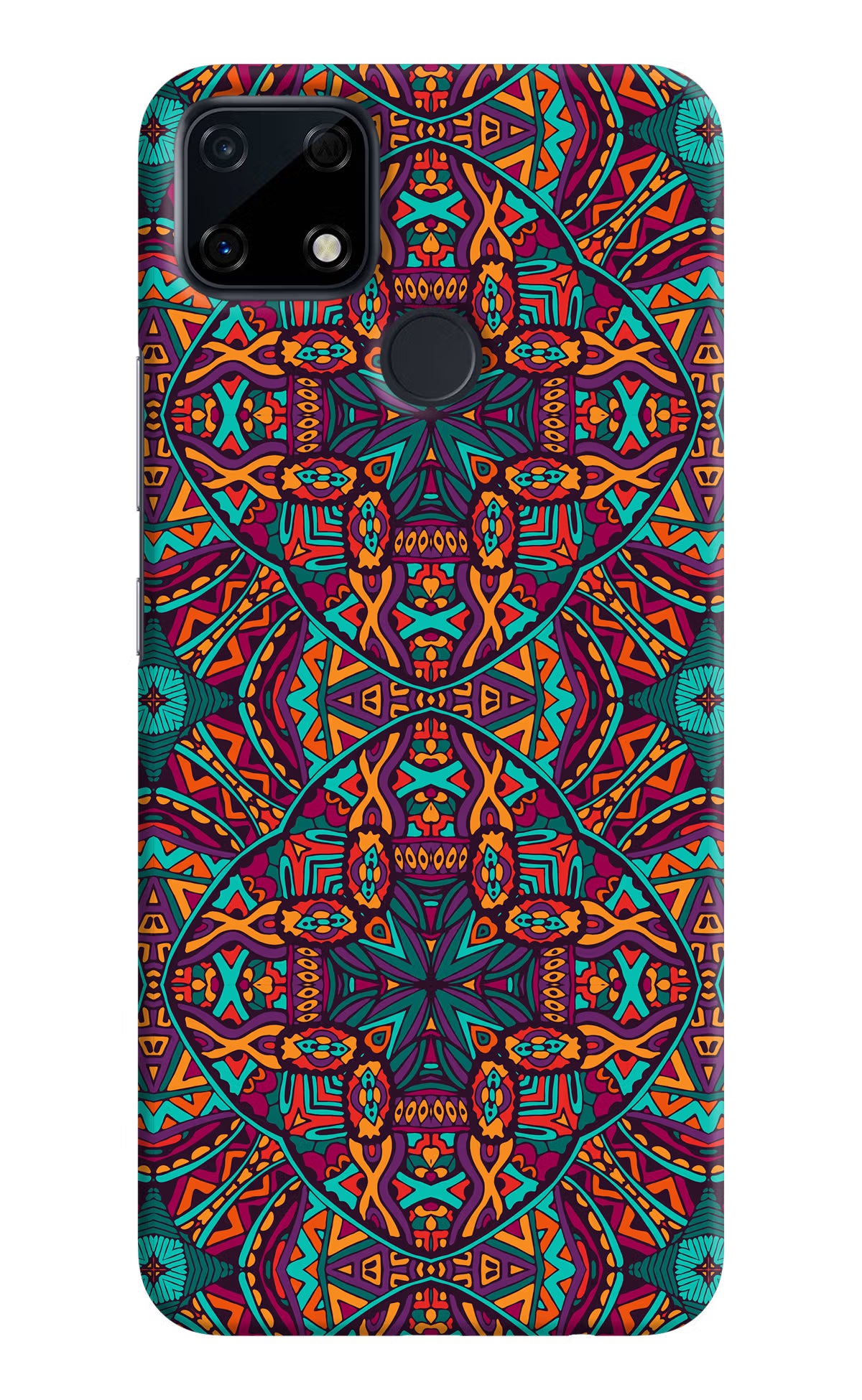 Colour Mandala Realme Narzo 30A Hard Case Back Cover by Casekaro
