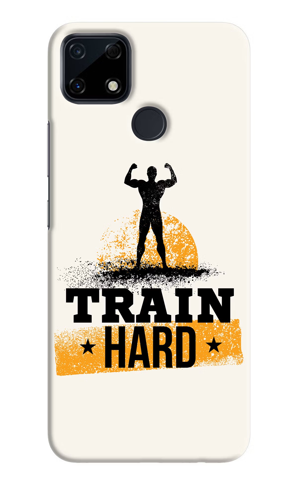 Train Hard Realme Narzo 30A Hard Case Back Cover by Casekaro