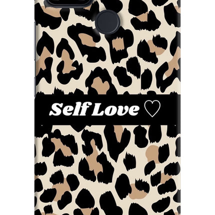 Leopard Print Self Love Realme Narzo 30A Hard Case Back Cover by Casekaro