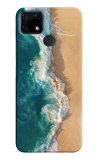 Ocean Beach Realme Narzo 30A Hard Case Back Cover by Casekaro