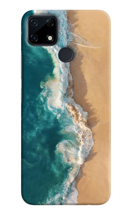 Ocean Beach Realme Narzo 30A Hard Case Back Cover by Casekaro