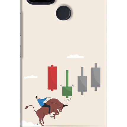 Bull Trading Momentum Realme Narzo 30A Hard Case Back Cover by Casekaro