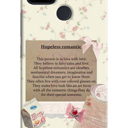 Hopeless Romantic Realme Narzo 30A Hard Case Back Cover by Casekaro