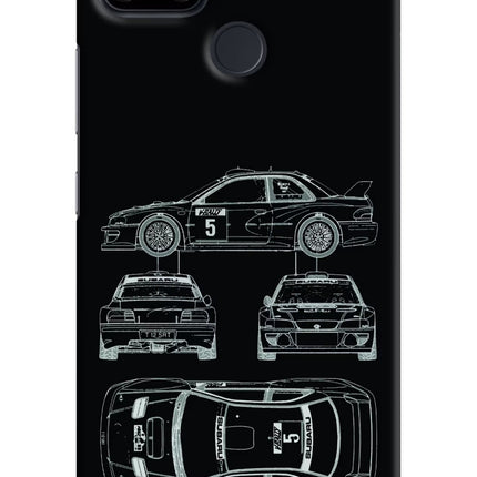 WRC'99 Realme Narzo 30A Hard Case Back Cover by Casekaro