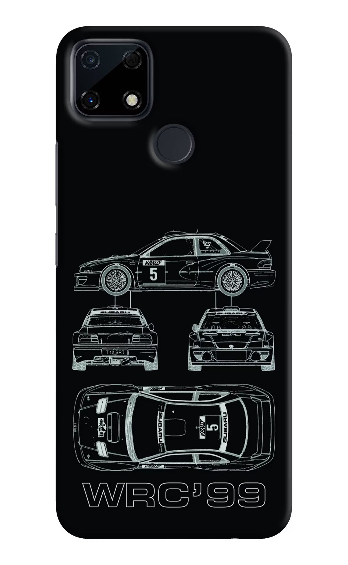 WRC'99 Realme Narzo 30A Hard Case Back Cover by Casekaro