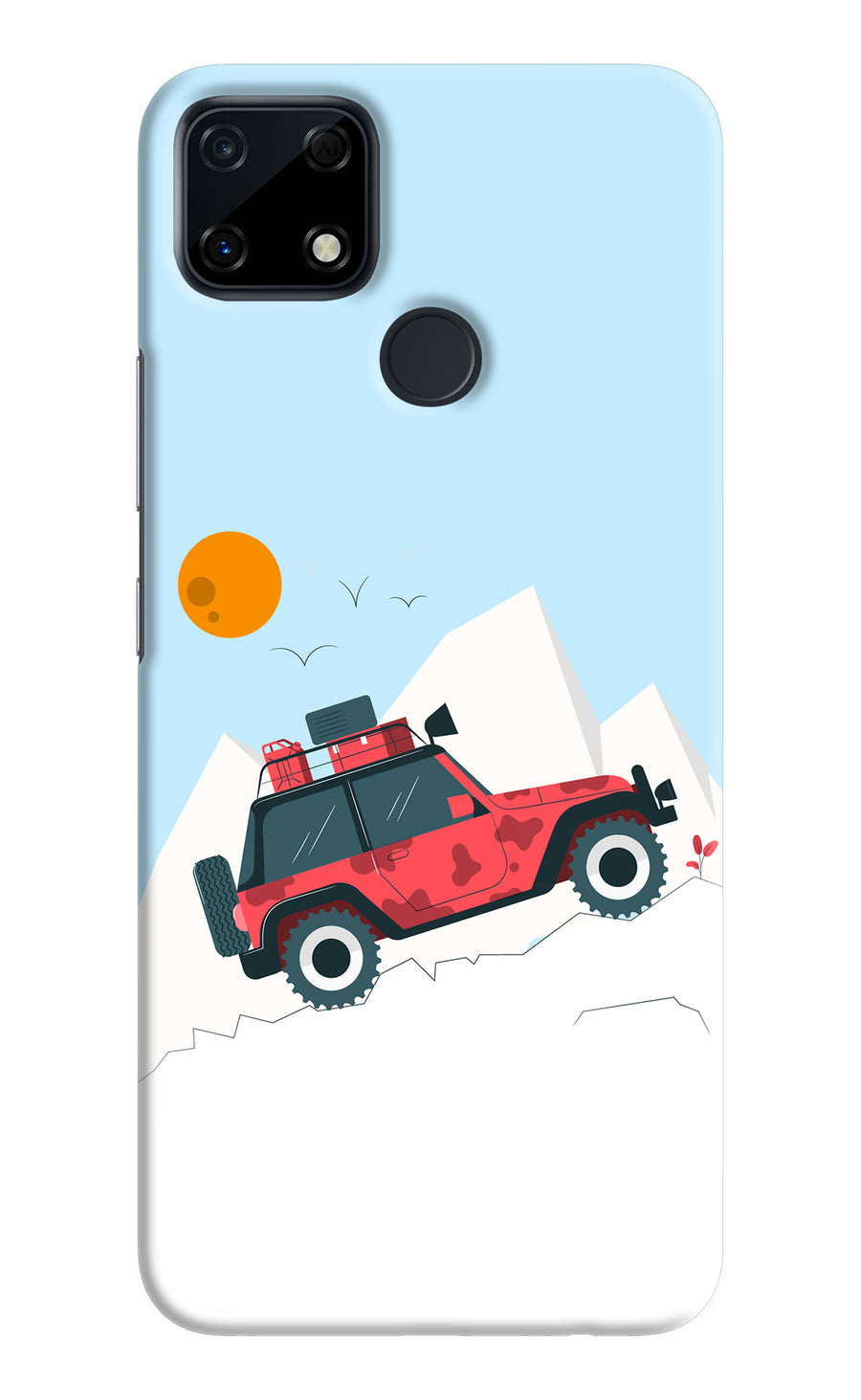 Mountain Trail Beast Realme Narzo 30A Back Cover, Hard case