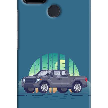 Retro Garage Vibe Realme Narzo 30A Hard Case Back Cover by Casekaro
