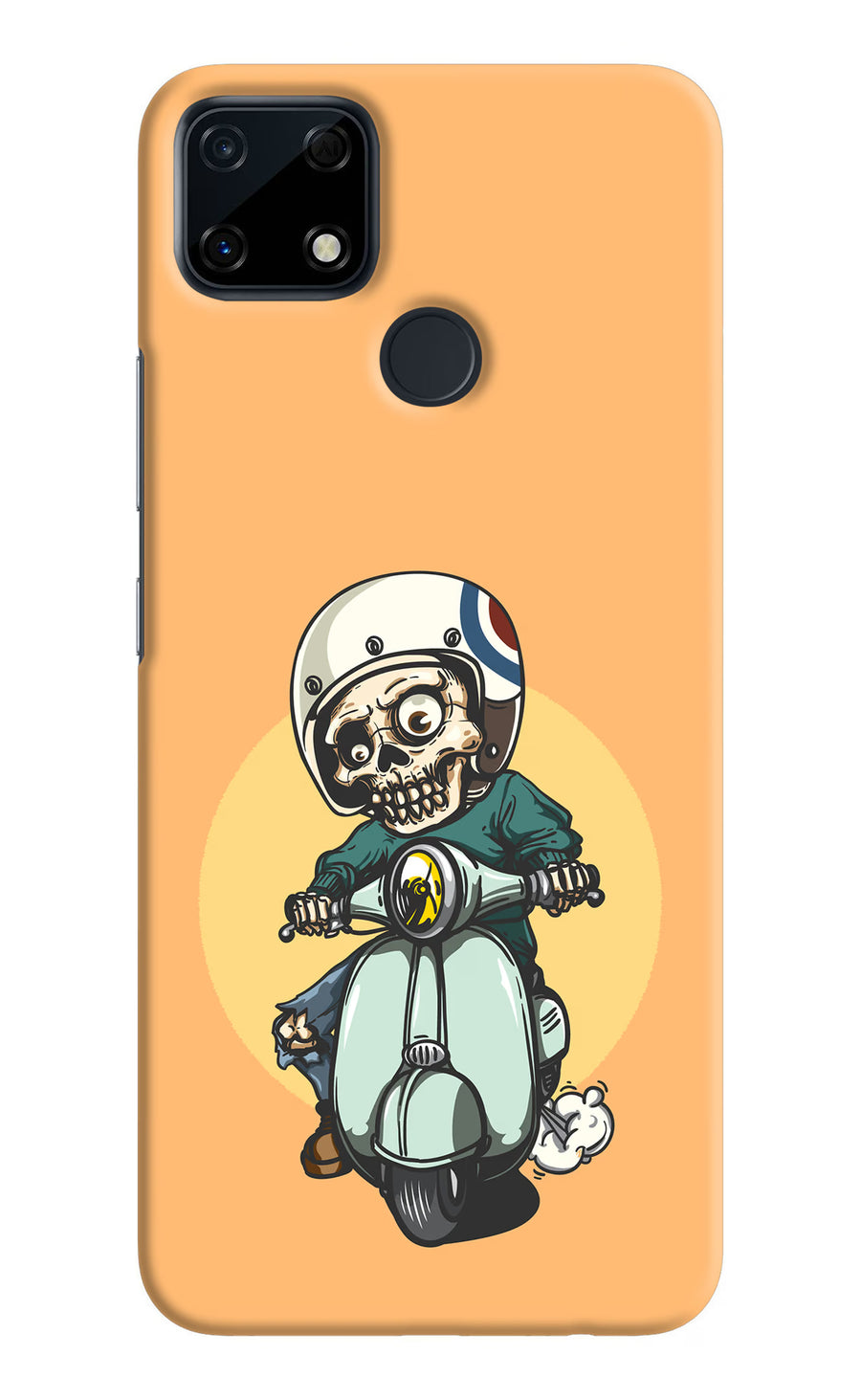 Undead Biker Realme Narzo 30A Back Cover, Hard case