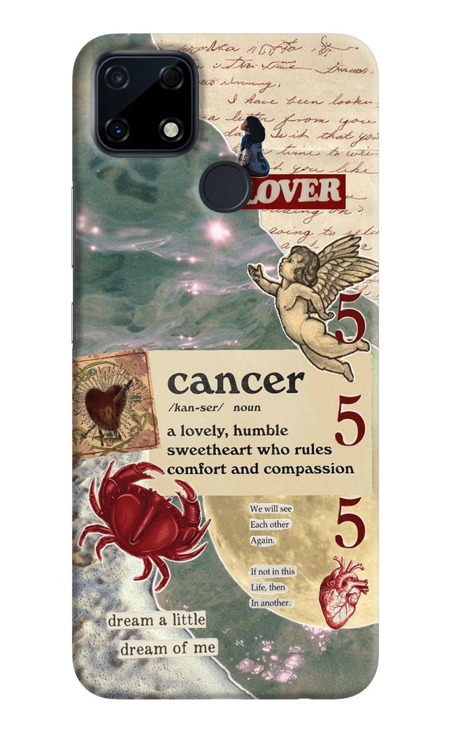 Cancer Zodiac Realme Narzo 30A Hard Case Back Cover by Casekaro