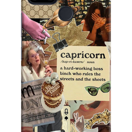 Capricorn Zodiac Realme Narzo 30A Hard Case Back Cover by Casekaro