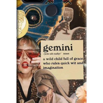 Gemini Zodiac Realme Narzo 30A Hard Case Back Cover by Casekaro