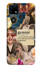 Gemini Zodiac Realme Narzo 30A Hard Case Back Cover by Casekaro